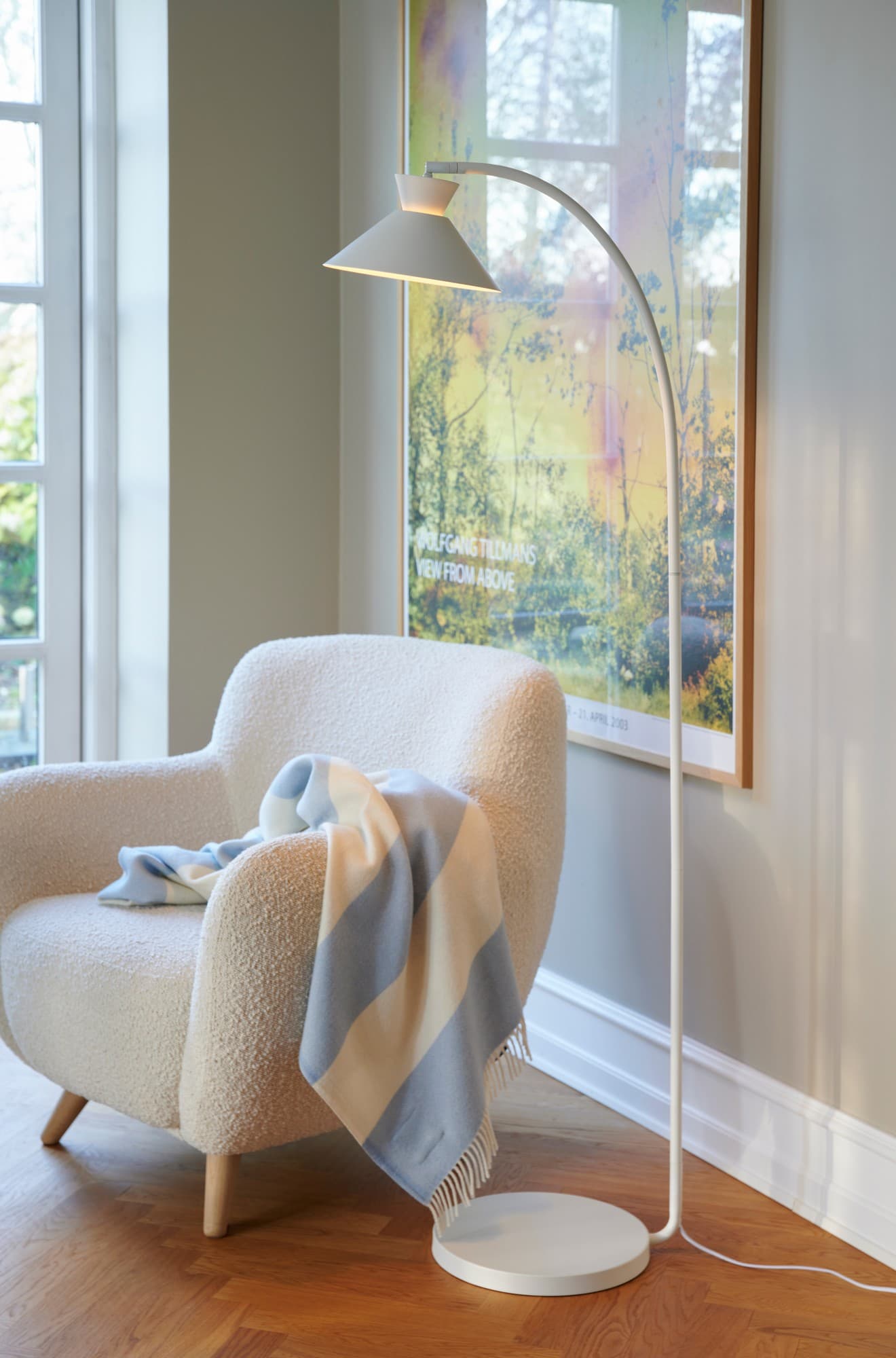 Dial | Floor lamp | White